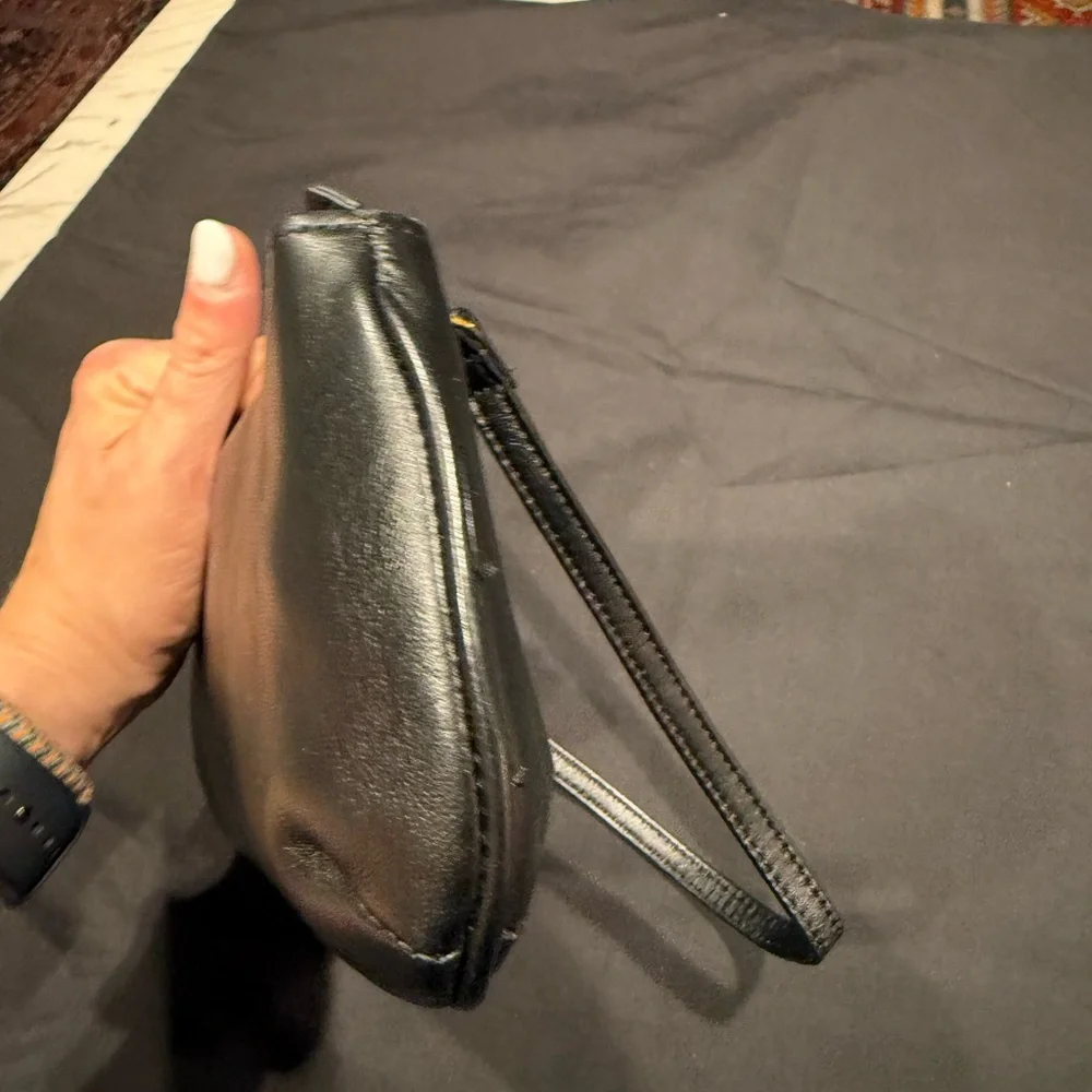The FIND Black Leather Shoulder Bag NWOT